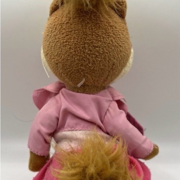 DISNEY - ALVIN AND THE CHIPMUNKS/CHIPPETTES’ BRITTANY CHIPMUNK TY VINTAGE PLUSH - Picture 5 of 5